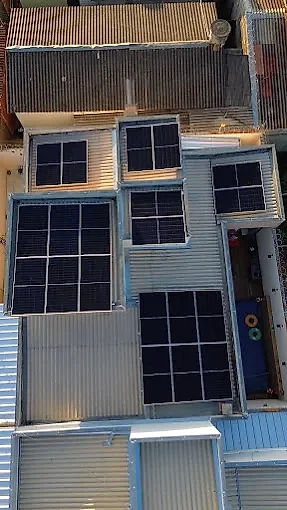 Imagem ilustrativa de painéis solares